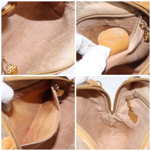 GUCCI Micro GG Supreme Shoulder Bag PVC Beige Gold 007 115 0093 Auth BA2396 - Picture 15 of 16